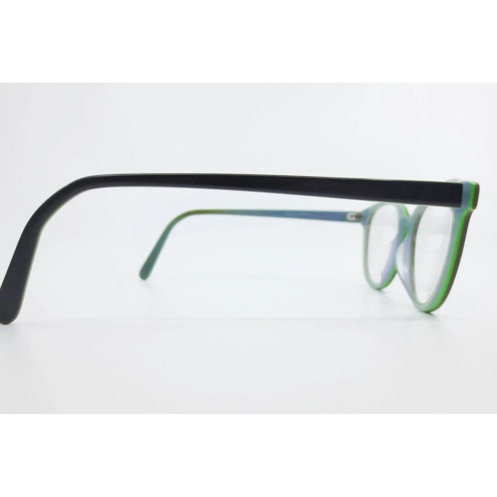 Heartland Brandi Eyeglasses Navy Blue Green Cat Eye Frames 52-16-135 38978